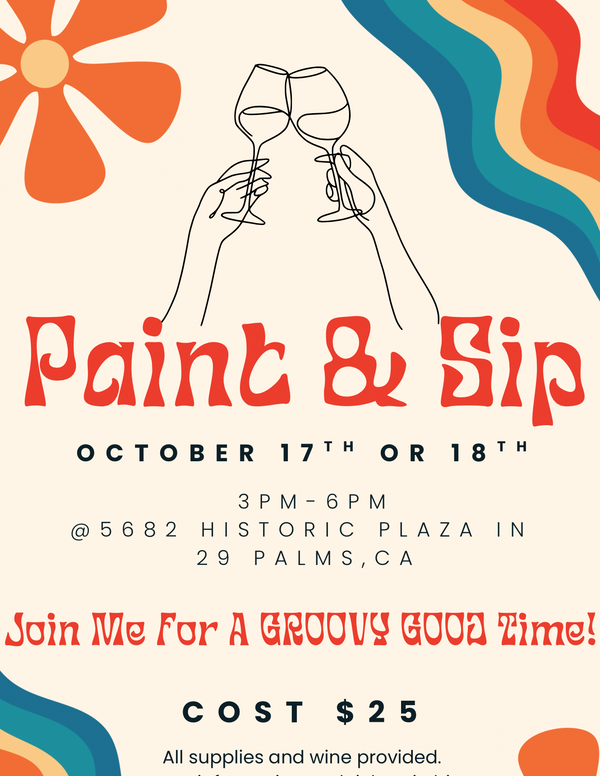 Groovy Paint & Sip